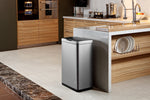 EKO Mirage Recycler Sensor Bin 20+20 liter mat RVS/zwart