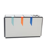 DutchDesign RecycloStar 4 met bekerinzet 220 liter grafietgrijs/lichtgrijs