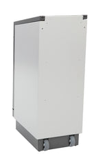 DutchDesign Connector Bin Lift recyclingmodule 55 liter grafietgrijs/lichtgrijs