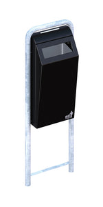 BINsystem Single BIN 60 liter zwart
