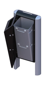 BINsystem Single BIN 60 liter zwart