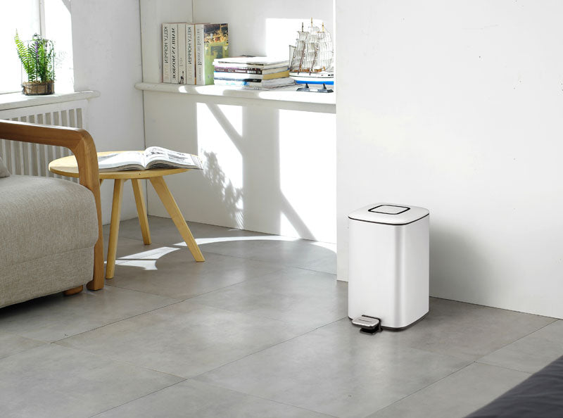 EKO Regent pedaalemmer 12 liter wit