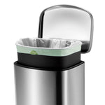 EKO Della pedaalemmer 35 liter mat RVS