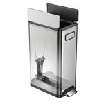 EKO Ecofly pedaalemmer 45 liter mat RVS