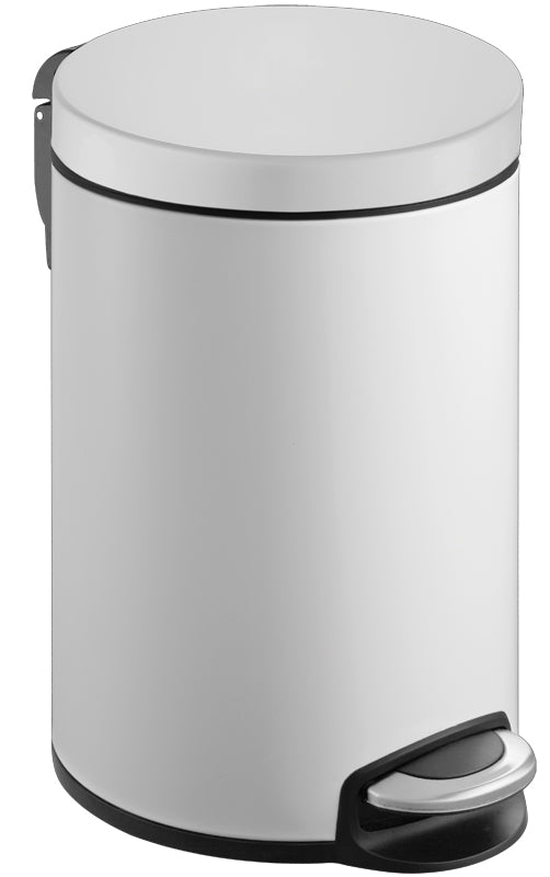 EKO Serene pedaalemmer 8 liter wit