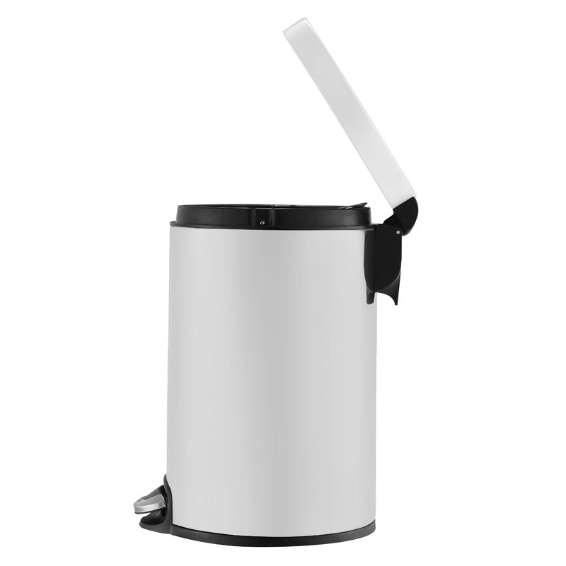 EKO Serene pedaalemmer 8 liter wit
