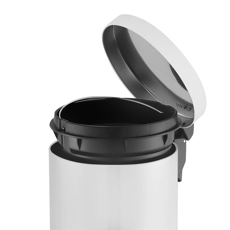 EKO Serene pedaalemmer 8 liter wit