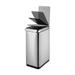 EKO Touch Bar afvalbak 30 liter mat RVS