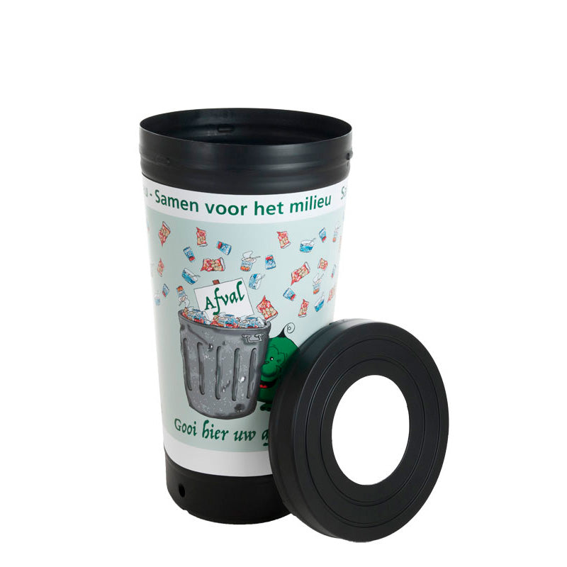 TRASHman afvalbak 210 liter zwart