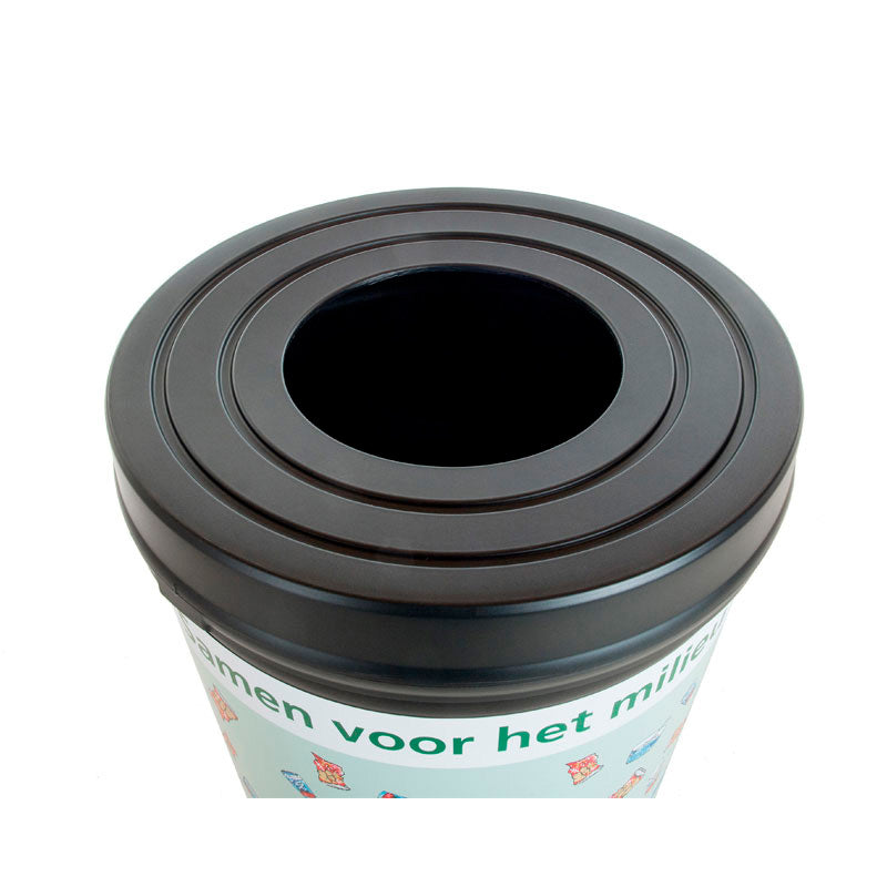 TRASHman afvalbak 210 liter zwart