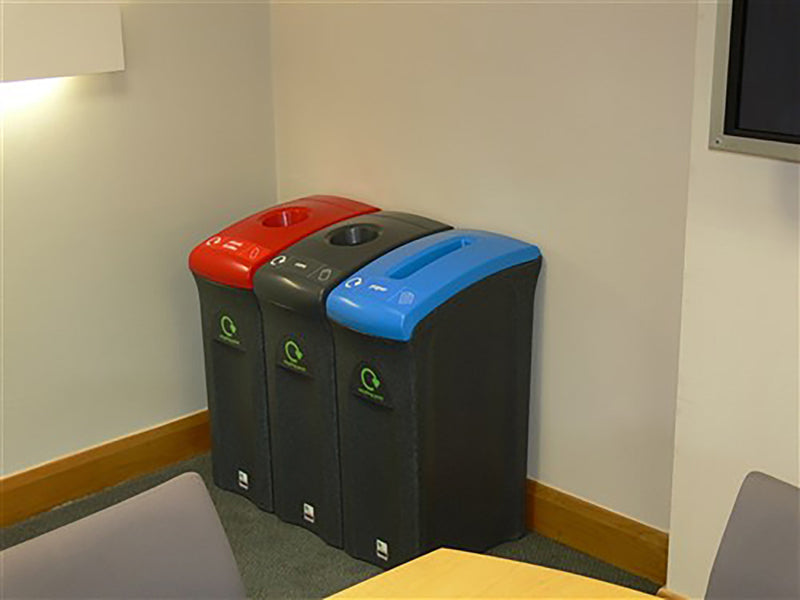 V-Part Midi Envirobin container 82 liter zwart