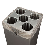 DutchDesign binnenbak met bekerinzet Carro 55 liter aluminium