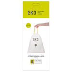 EKO afvalzakken 25-35 liter code E wit, 4 x 6 x 12 stuks