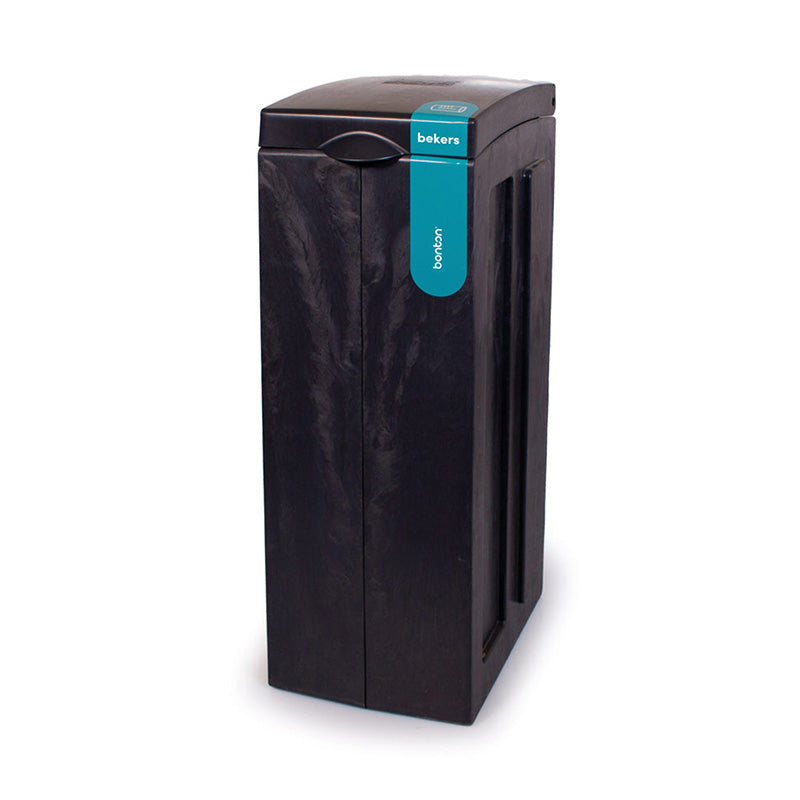 Bonton Original bekerbak 70 liter zwart/turquoise