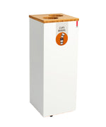 Paxa Medium bekerbak 34 liter wit/bamboe