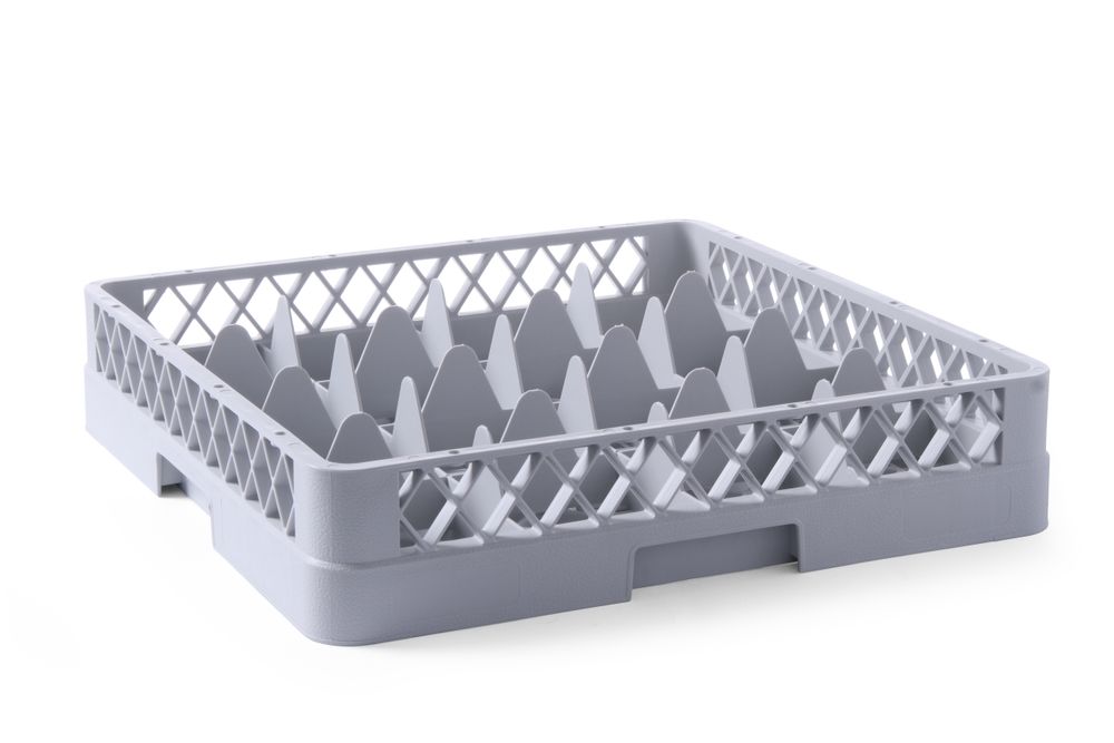 Dishwasher basket for glassware