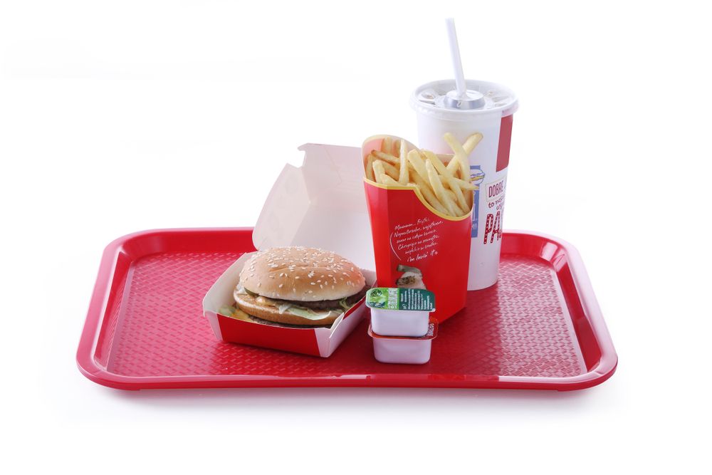 Fastfood dienbladen medium