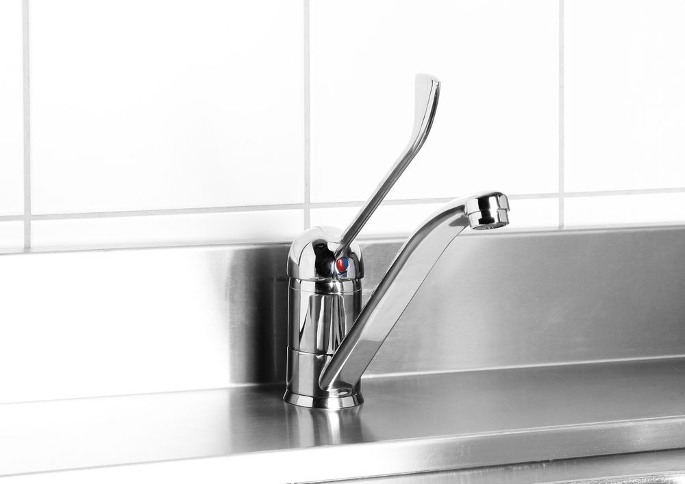 Spoelbak mengkraan met lange hendel