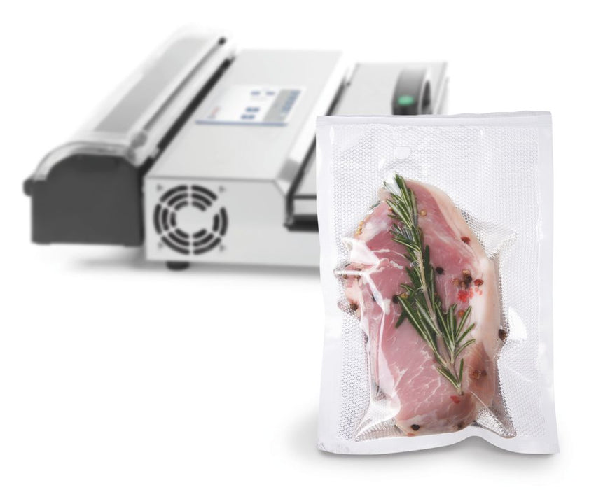 Embossed vacuum packaging bags on roll - 2 pcs.