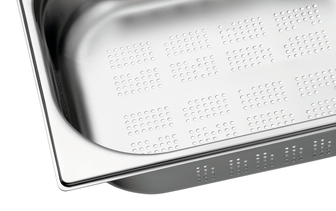 GN-bak, 1/2, D100, geperforeerd