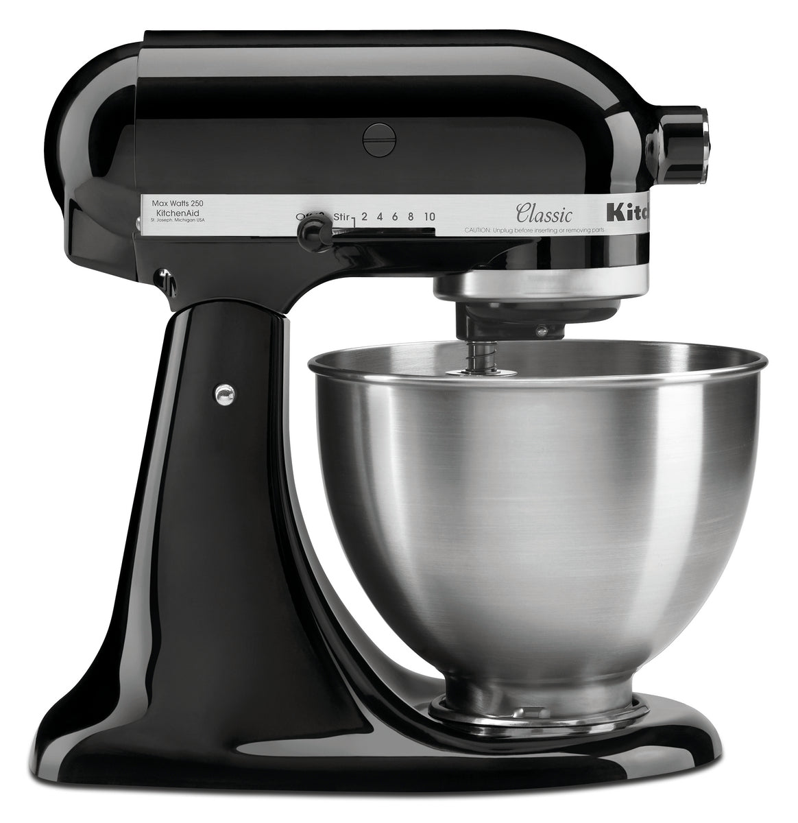 KitchenAid 5K45SSEOB, zwart, 4,28L