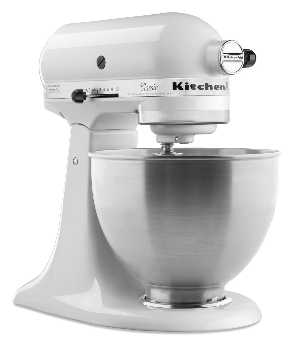 KitchenAid 5K45SSEWH, wit, 4,28L