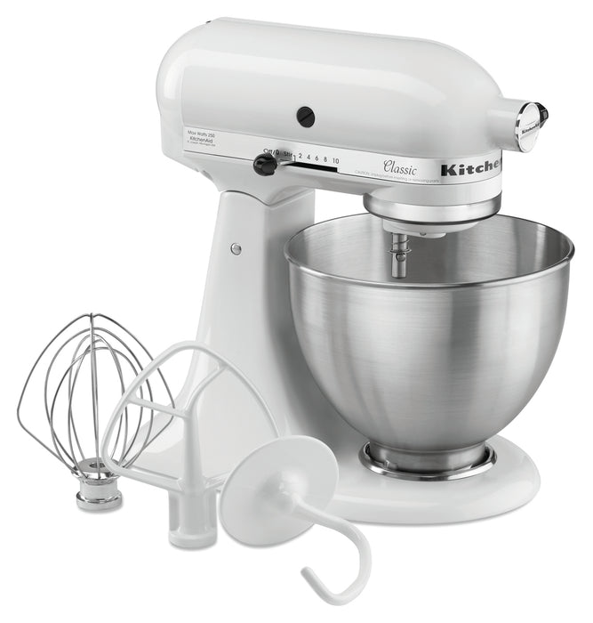 KitchenAid 5K45SSEWH, wit, 4,28L