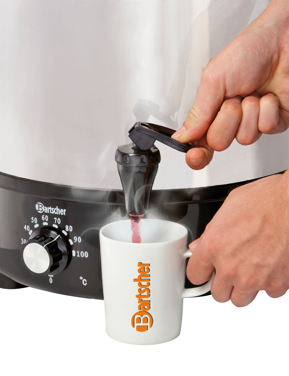 Glühweinpan, heetwaterpan 25L, CNS