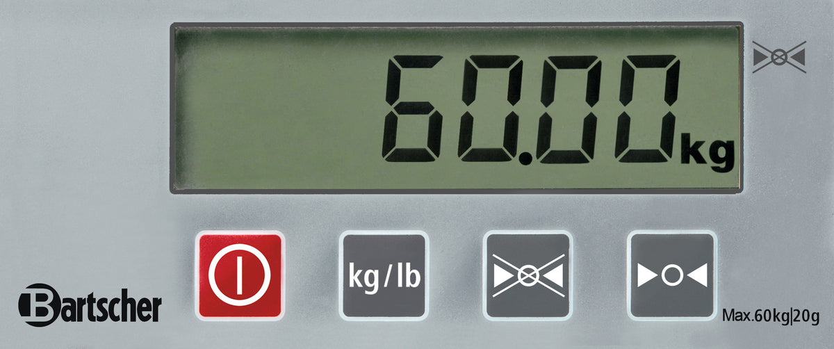 Digitale weegschaal, 60kg, 20 g