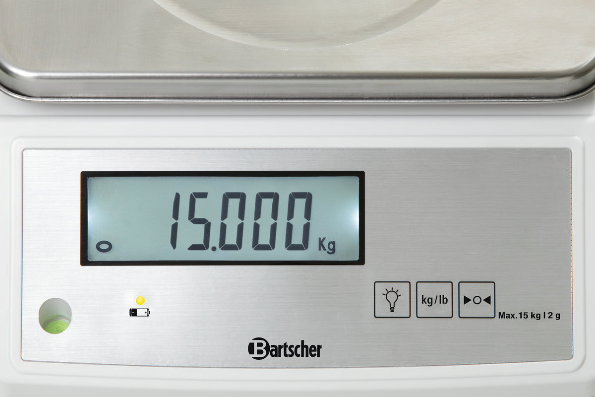 Keukenweegschaal, 15kg, 2g