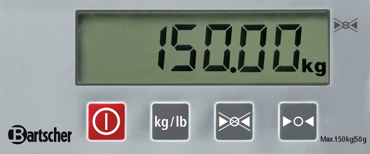 Digitale weegschaal, 150 kg, 50 g