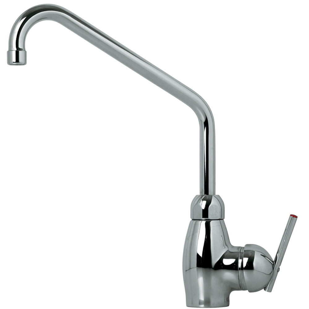 Mengkraan met enkele hendel, grote doorstroming 40 l/min, zwanenhals Ø 25 mm, Diamond CW3003-S