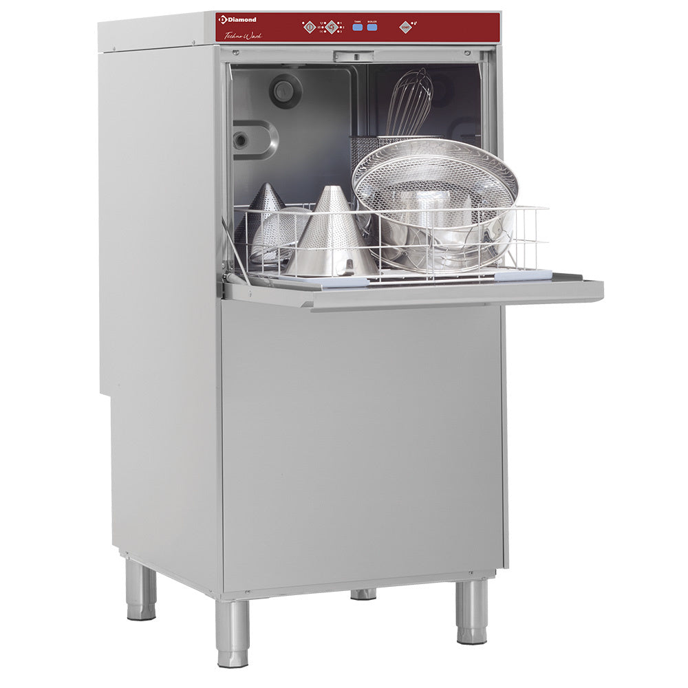 Pannenwasmachine met mand 50 x 60 cm, met Break Tank, Diamond D604/6H