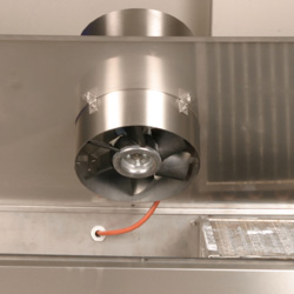 Afzuigsysteem 700 m³/h voor doorschuifvaatwassers, Diamond DMA-E/7