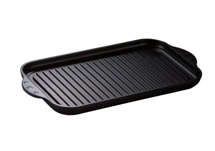 Eurolux Premium Grillplaat 36,5 x 21,5 cm, ongeveer 2,5 cm hoog