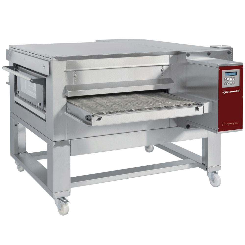 Geventileerde doorloopoven elektrisch, bandbreedte 800 mm, Diamond FTEV80/120-N
