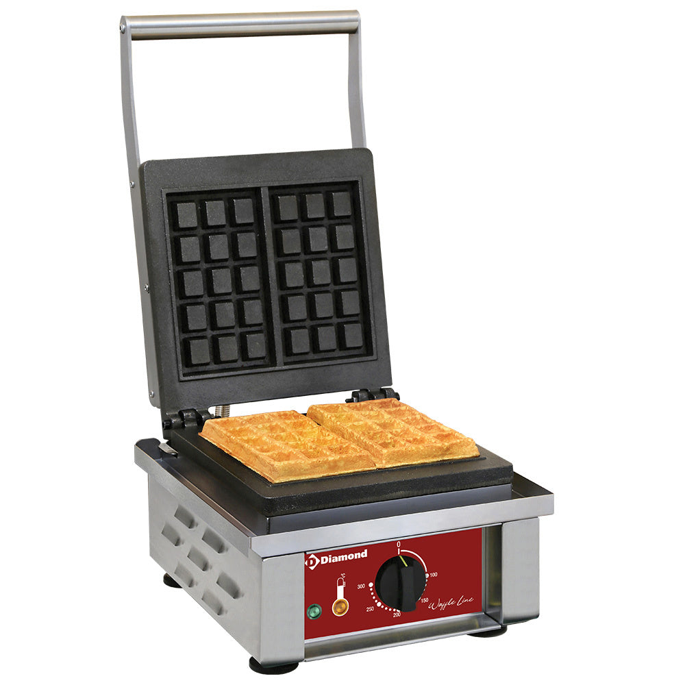Elektrisch wafelijzer Brusselse wafels, model 3x5, 2 wafels, Diamond GB-3X5/N