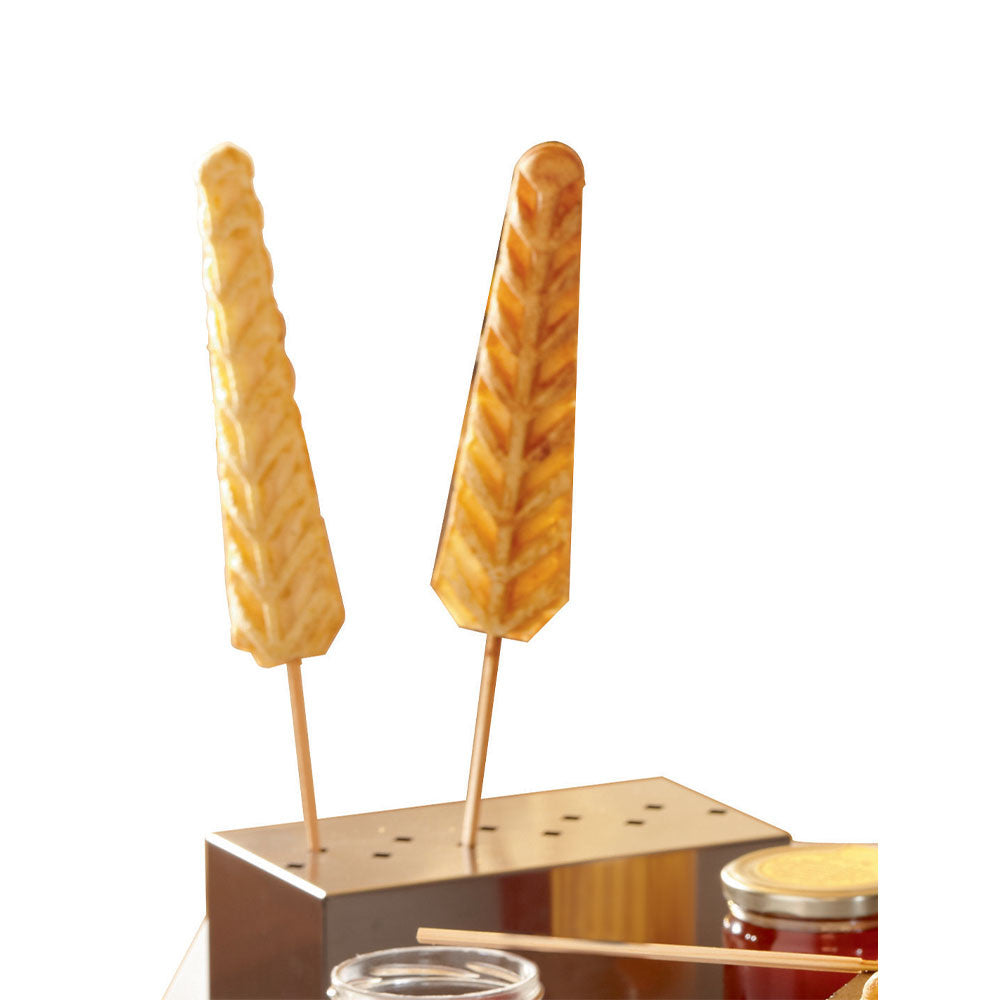 Rvs presentatie-display voor maïskolfwafels, Diamond GE-PRE