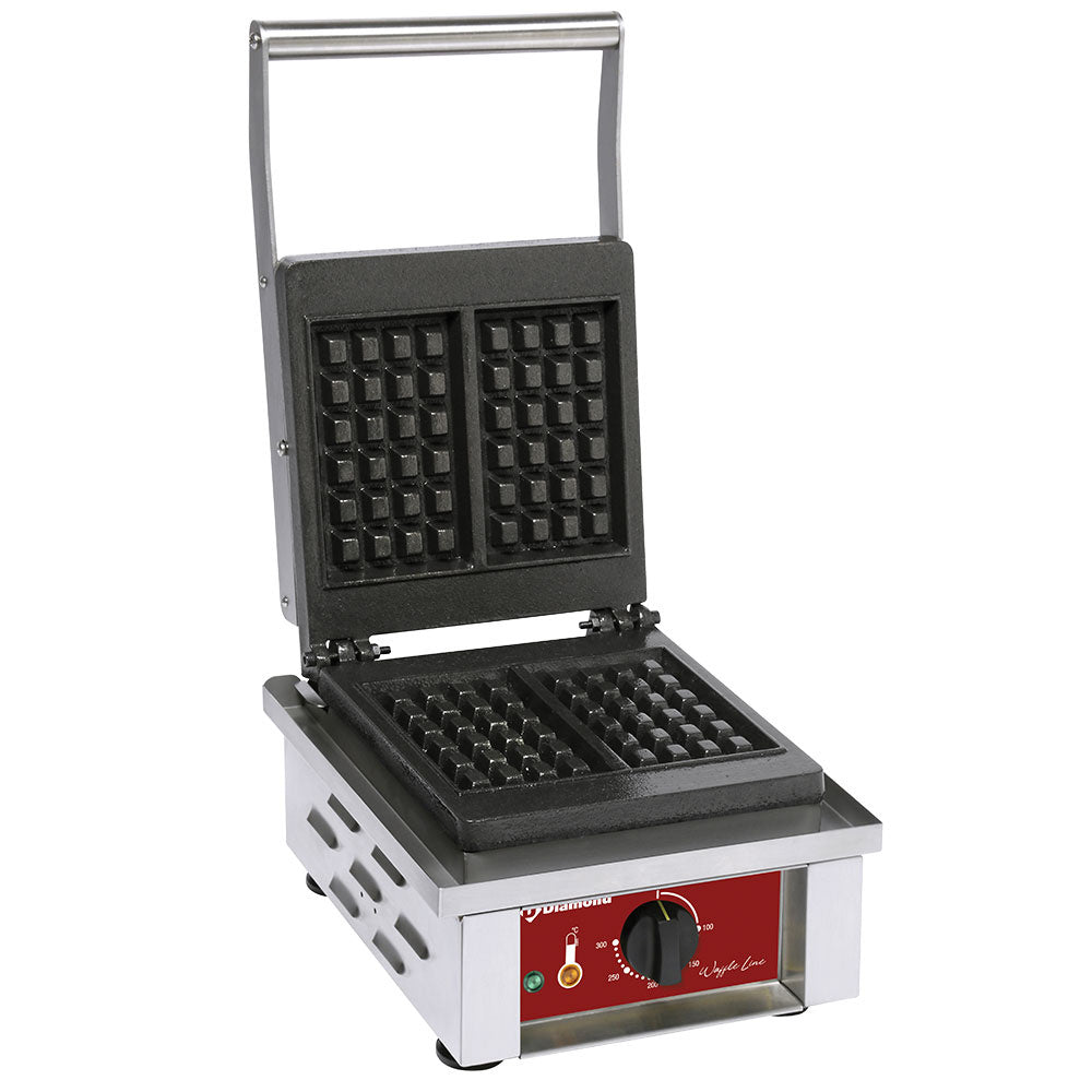 Elektrisch wafelijzer Luikse wafels, model 4x6, 2 wafels, Diamond GL-4X6/N