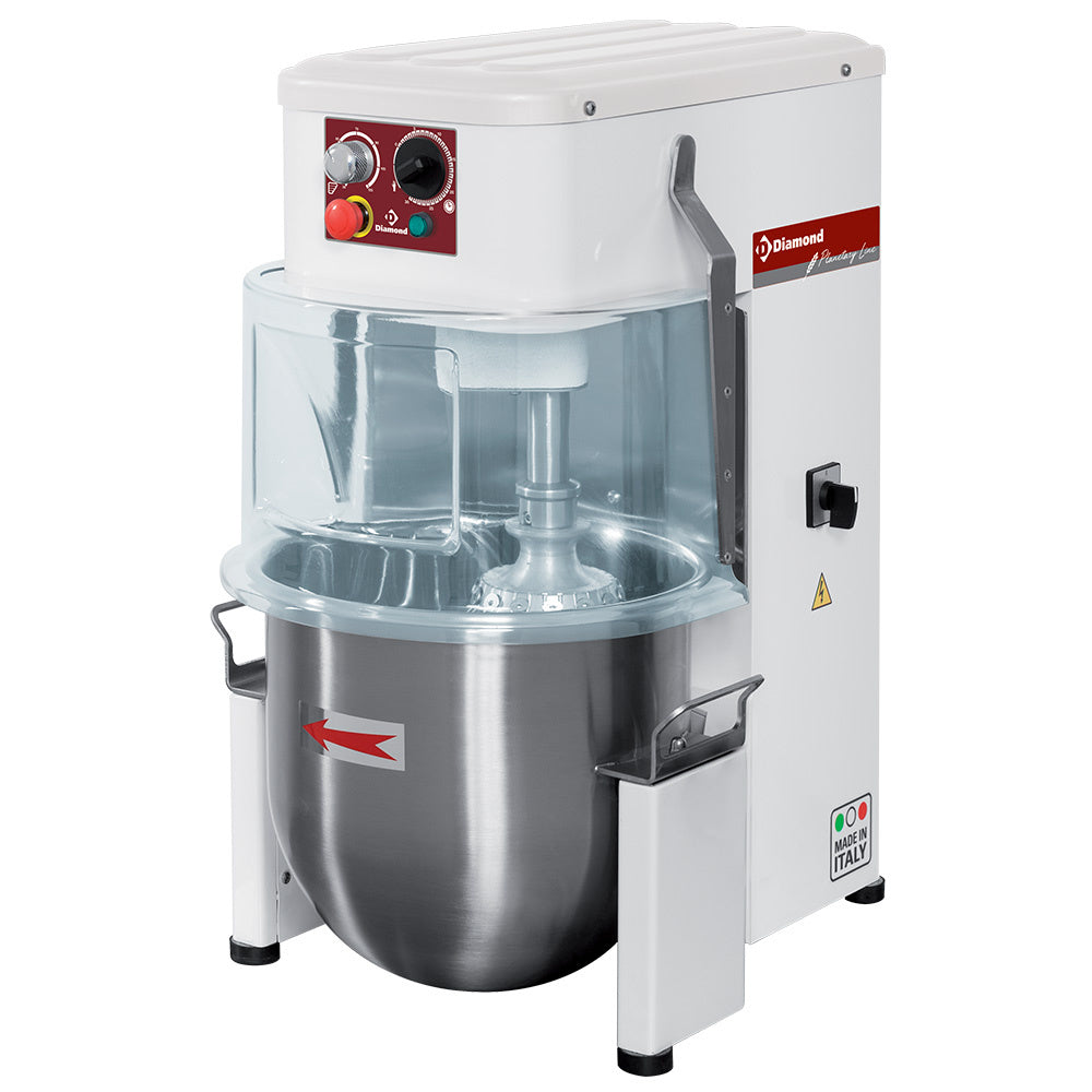 Planeetmenger 10 liter, tafelmodel, traploos regelbaar, Diamond HBM-12B/VV