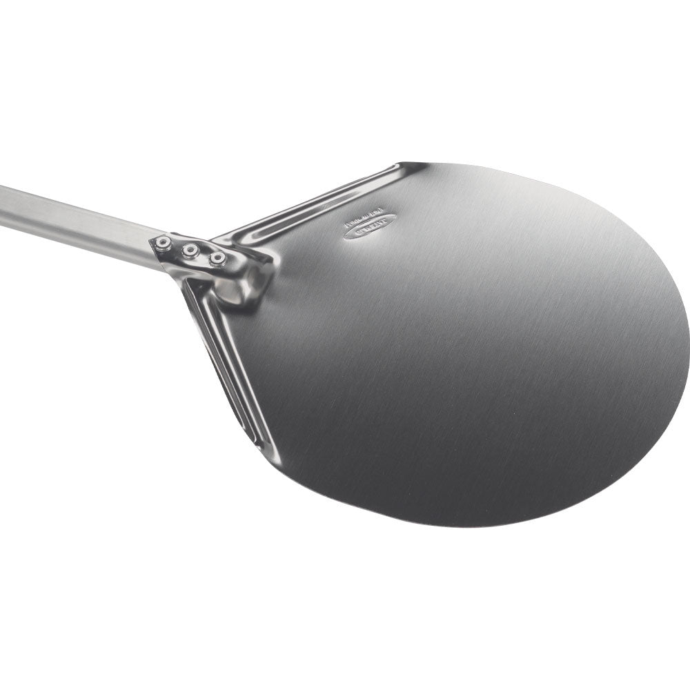 Ronde pizzaschep Ø 29 cm met aluminium steel van 15 cm, Diamond IE-29