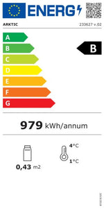 Koelvitrinekast 58L