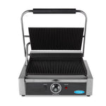 Contactgrill - Gegroefd - Enkele Grillplaat - 33,5 cm