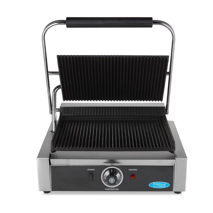 Contactgrill - Gegroefd - Enkele Grillplaat - 33,5 cm