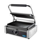 Contactgrill - Gegroefd - Enkele Grillplaat - 33,5 cm