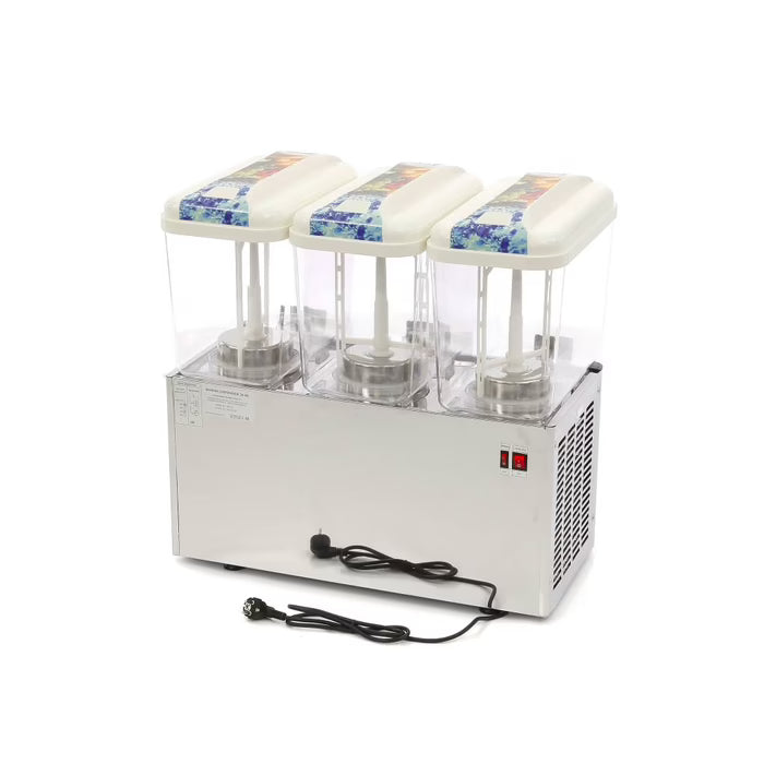 Drankdispenser - 3x 18 L - Elektrisch - incl. Roersysteem