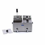 Frituurpan - 2x 8 L - 2 Manden - met Tapkraan