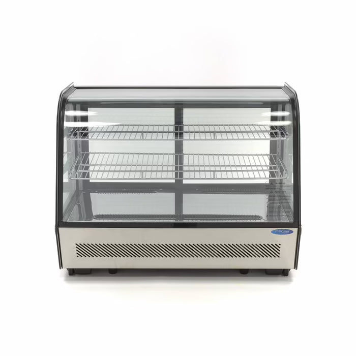 Gebaksvitrine - 160 L - 88 cm - Schuifdeuren Achter