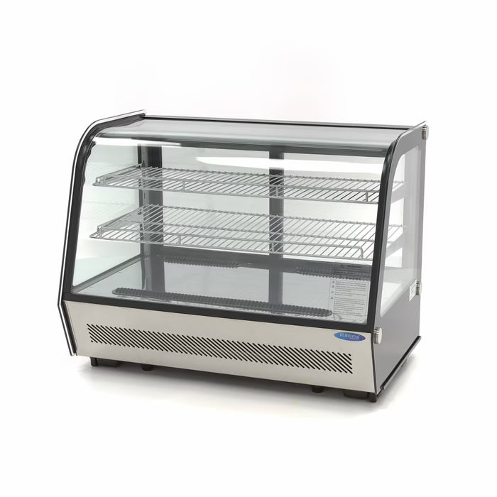 Gebaksvitrine - 160 L - 88 cm - Schuifdeuren Achter