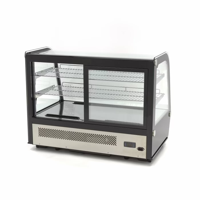 Gebaksvitrine - 160 L - 88 cm - Schuifdeuren Achter